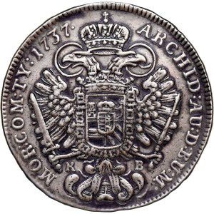 Karl VI. (1711-1740) ½ Thaler 1737 KB