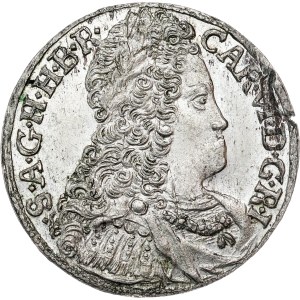 Karl VI. (1711-1740) 3 Kreuzer 1726 Hall