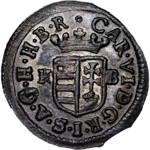 Karl VI. (1711-1740) Denar 1733 KB