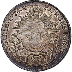 Maria Theresia (1740-1780) 20 Kreuzer 1774 I.B.-I.V.
