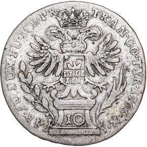 Maria Theresia (1740-1780) 10 Kreuzer 1765 Karlsburg