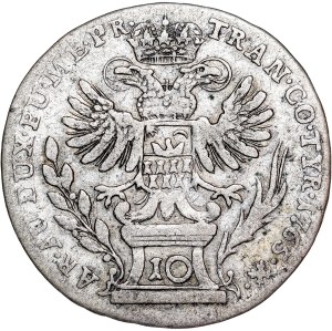 Maria Theresia (1740-1780) 10 Kreuzer 1765 Karlsburg