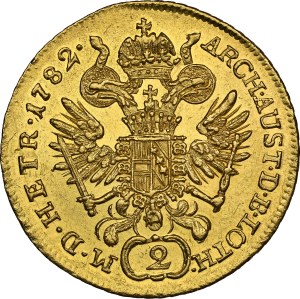 Joseph II. (1765-1790) 2 Ducat 1782 E