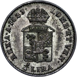 Franz I. (1792 -1835) ¼ Lira 1823 M