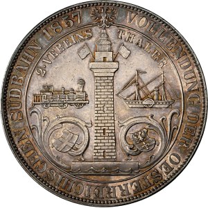 Franz Joseph I. (1848-1916) 2 Vereisthaler 1857 A