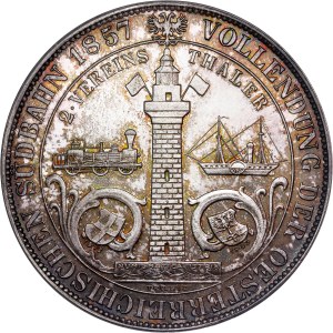 Franz Joseph I. (1848-1916) 2 Vereisthaler 1857 A
