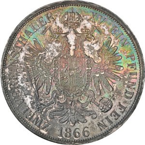 Franz Joseph I. (1848-1916) 2 Vereisthaler 1866 A