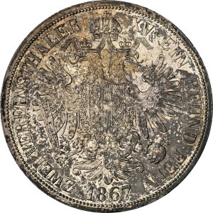 Franz Joseph I. (1848-1916) 2 Vereisthaler 1867 A