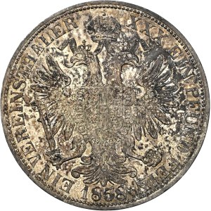 Franz Joseph I. (1848-1916) Vereisthaler 1858 B