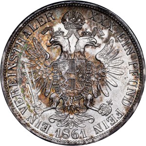 Franz Joseph I. (1848-1916) Vereisthaler 1861 V