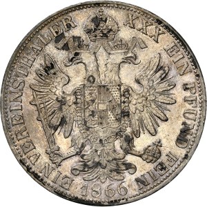 Franz Joseph I. (1848-1916) Vereisthaler 1866 B