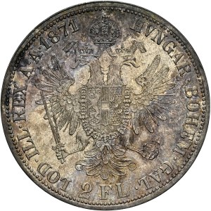 Franz Joseph I. (1848-1916) 2 Gulden 1871 A