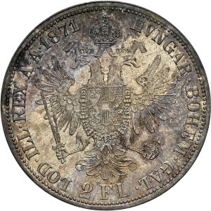 Franz Joseph I. (1848-1916) 2 Gulden 1871 A