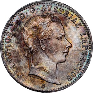 Franz Joseph I. (1848-1916) ¼ Gulden 1858 B