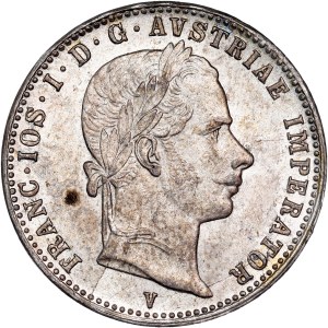 Franz Joseph I. (1848-1916) ¼ Gulden 1859 V