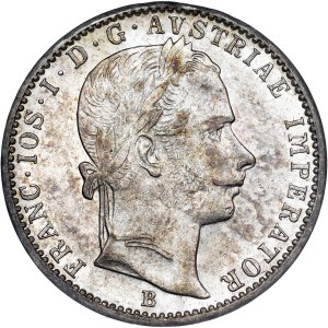 Franz Joseph I. (1848-1916) ¼ Gulden 1860 B