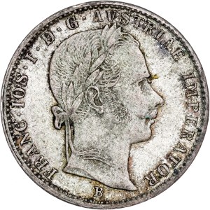 Franz Joseph I. (1848-1916) ¼ Gulden 1860 B