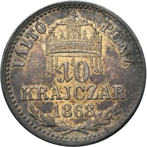 Franz Joseph I. (1848-1916) 10 Kreuzer 1868 KB
