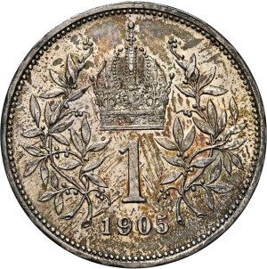 House of Habsburg - Franz Joseph I. (1848-1916) Corona 1905 Vienna