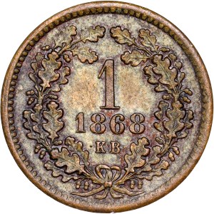 Franz Joseph I. (1848-1916) Kreuzer 1868 KB