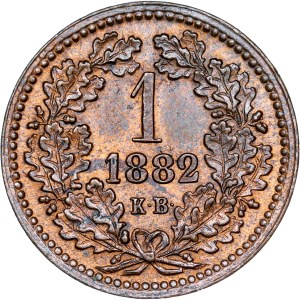 Franz Joseph I. (1848-1916) Kreuzer 1882 KB