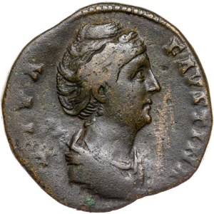 Rome - Diva Faustina Senior, 138-140/1. AE Sestertius