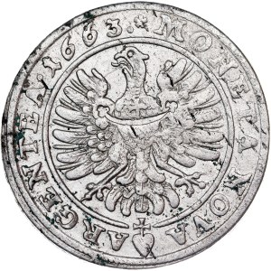 Duchy of liegnitz-brieg, 15 kreuzer 1663 Brieg