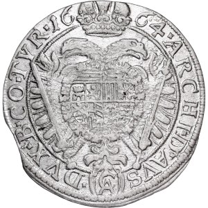 Leopold I. (1657-1705) XV Kreuzer 1664 CA