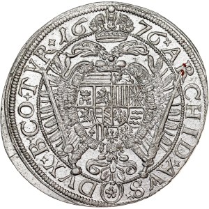 Leopold I. (1657-1705) XV Kreuzer 1676 Vienna