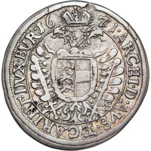 Leopold I. (1657-1705) VI Kreuzer 1671 St. Veit