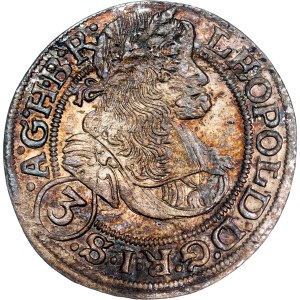 Leopold I. (1657-1705) 3 Kreuzer 1670 Breslau