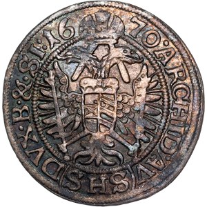 Leopold I. (1657-1705) 3 Kreuzer 1670 Breslau