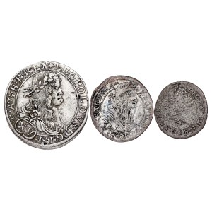 Leopold I. (1657-1705) LOT - 3 pcs
