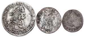 Leopold I. (1657-1705) LOT - 3 pcs