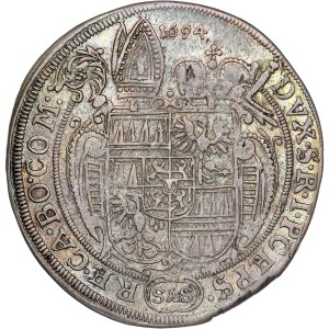 Olmütz - Charles II Liechtenstein (1664-1695) XV Kreutzer 1694 SAS
