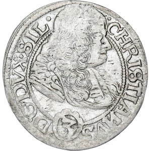 Silesia, Duchy of Liegnitz-Brieg-Wohlau, Christian, 3 Kreuzer Brieg 1669 CB