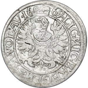 Silesia, Duchy of Liegnitz-Brieg-Wohlau, Christian, 3 Kreuzer Brieg 1669 CB