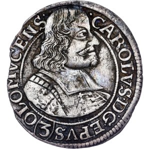 Olmütz - Charles II Liechtenstein (1664-1695) 3 Kreutzer 1670