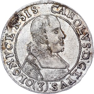 Olmütz - Charles II Liechtenstein (1664-1695) 3 Kreutzer 1670