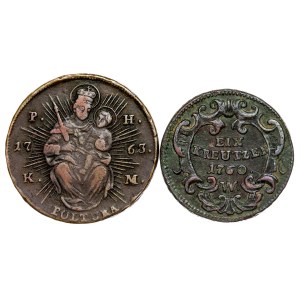 Maria Theresia (1740-1780) LOT - 2 pcs