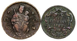 Maria Theresia (1740-1780) LOT - 2 pcs