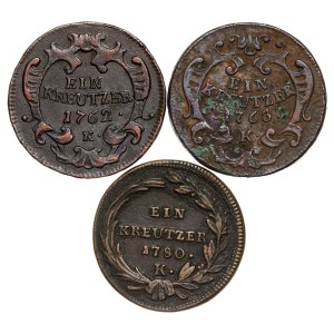 Maria Theresia (1740-1780) LOT - 3 pcs