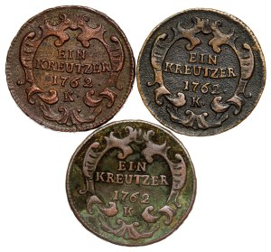Maria Theresia (1740-1780) LOT - 3 pcs