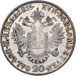 Franz I. (1792 -1835) 20 Kreuzer 1835 B