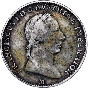 Franz I. (1792 -1835) ½ Lira 1822 M