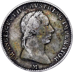 Franz I. (1792 -1835) ½ Lira 1822 M