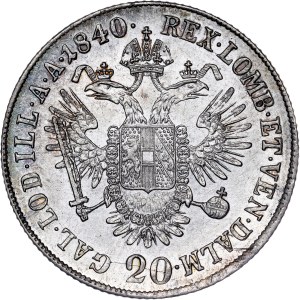 Ferdinand I. (1835-1848) 20 Kreuzer 1840 E