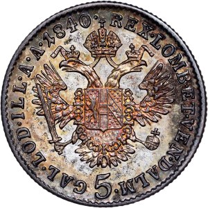 Ferdinand I. (1835-1848) 5 Kreuzer 1840 A