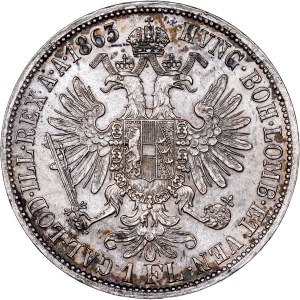 Franz Joseph I. (1848-1916) Gulden 1863 A