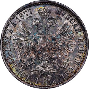 Franz Joseph I. (1848-1916) Gulden 1877 Vienna